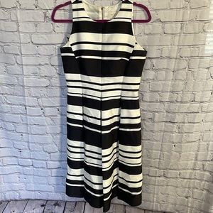 Kate Spade Pleated Striped Dress